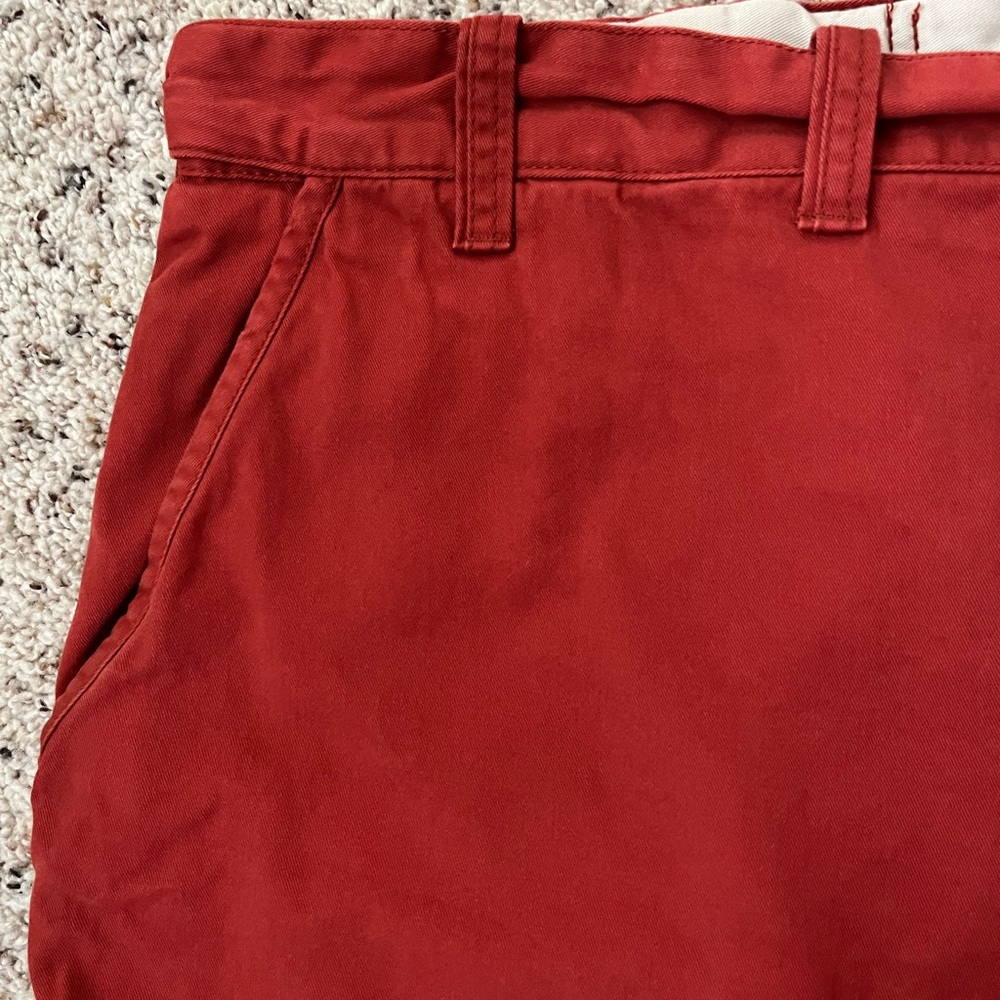 The Foundry Supply Co Chino Pants | Waist 48 | Red | 100% Cotton - Picture 9 of 13